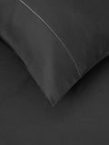Collection Luxe charcoal grey duvet cover set - British product