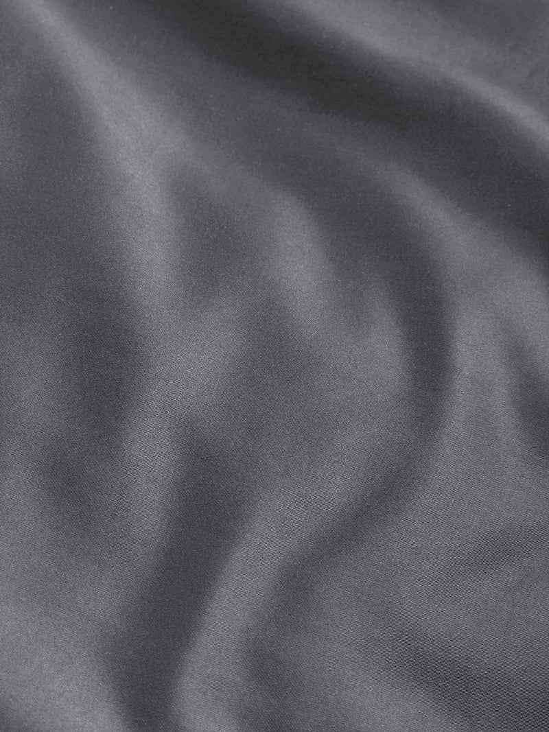 Collection Luxe charcoal grey duvet cover set - British product