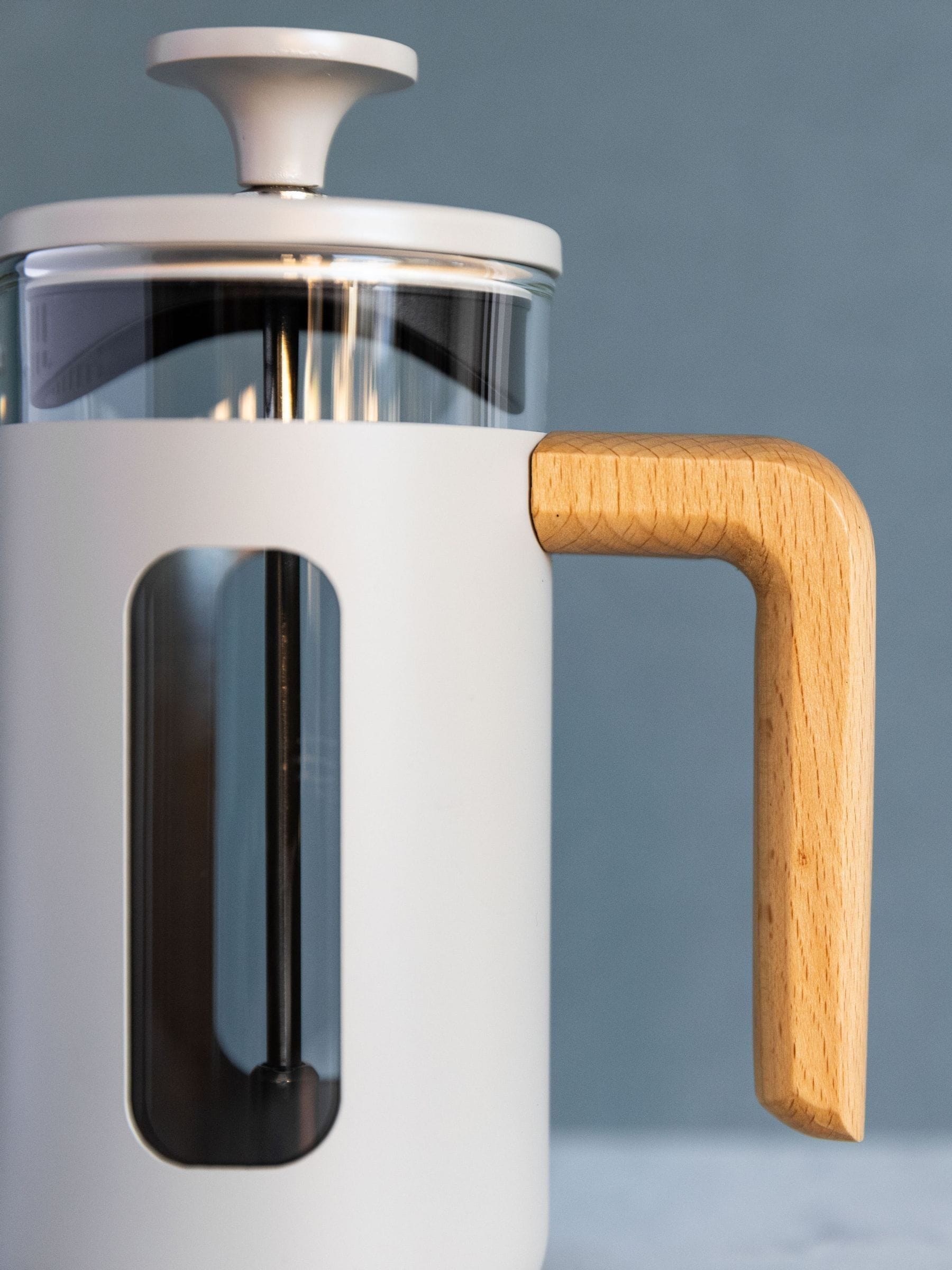 La Cafetiere Cream Pisa 3 cup glass cafetiere - British product