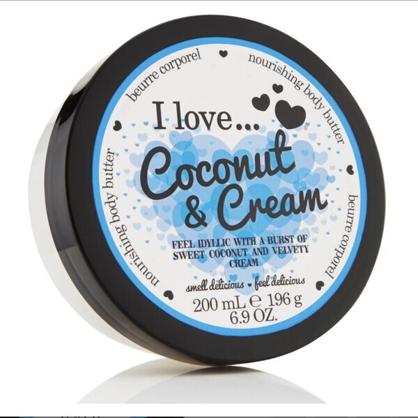 I Love Coconut Cream Body Butter 200ml - British product