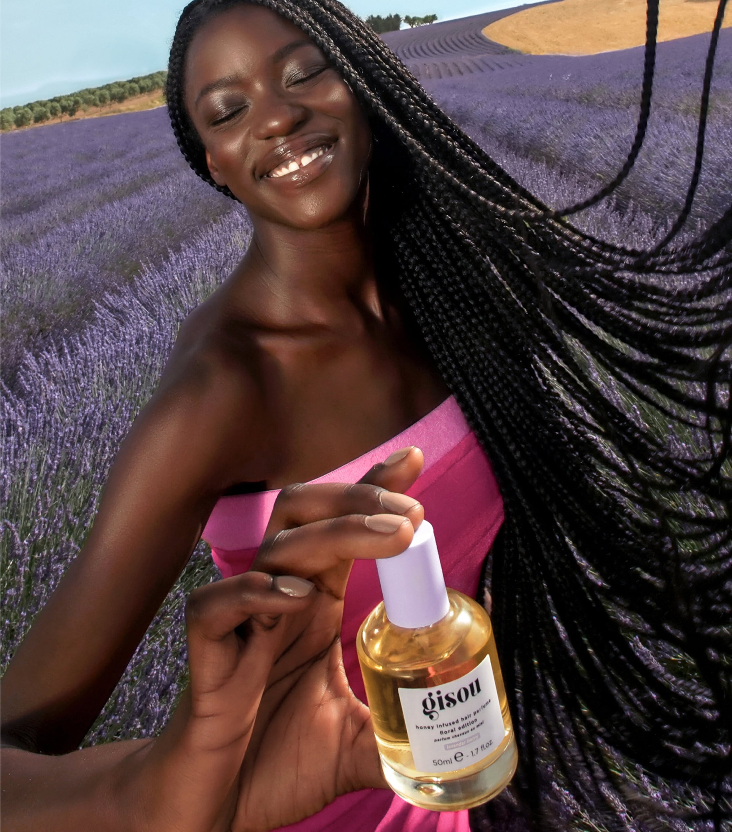 Gisou honey infused hair perfume 50ml, UK version