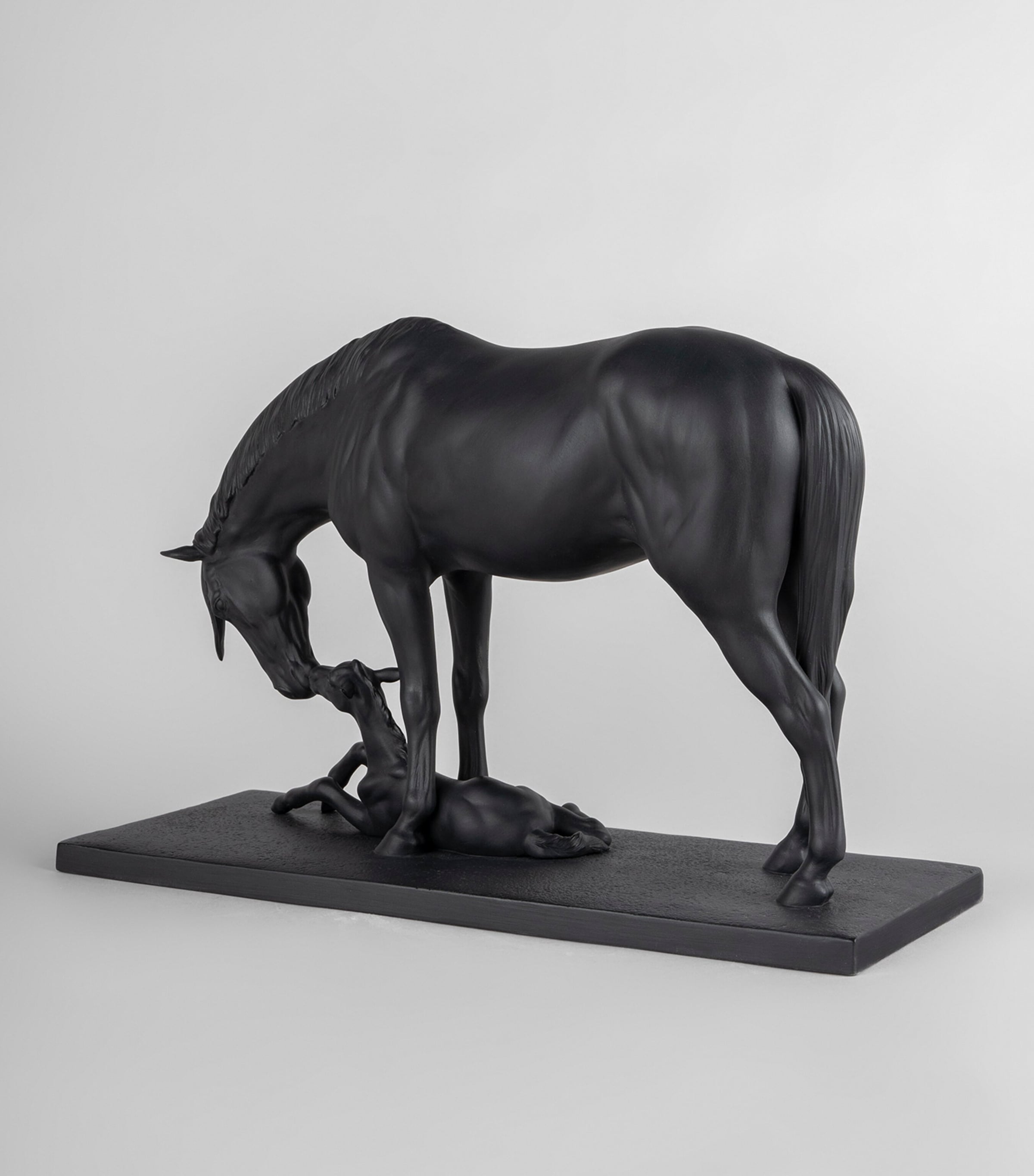 Lladró Mare and Foal Figurine