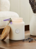 Lavender and geranium jar candle 14cm - British product