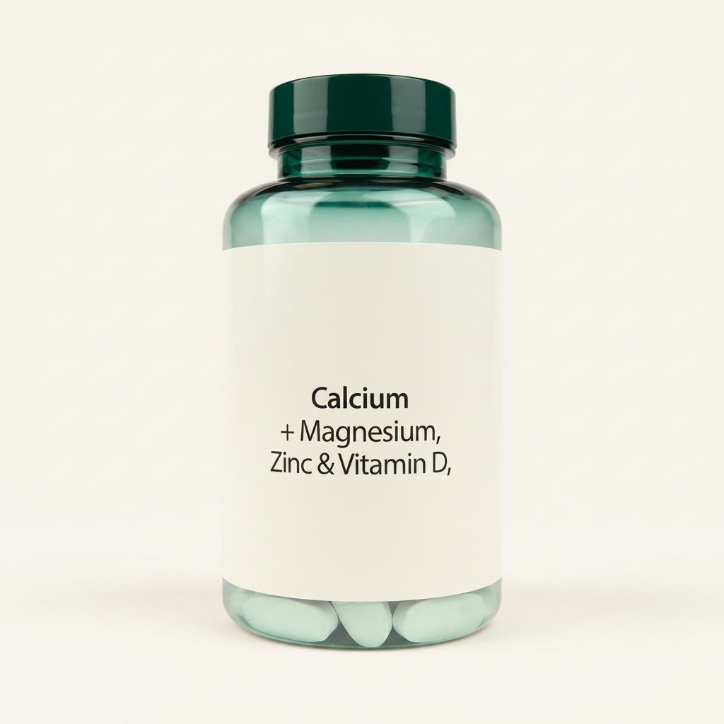 Holland & Barrett vegan calcium magnesium tablets 120 count, UK version