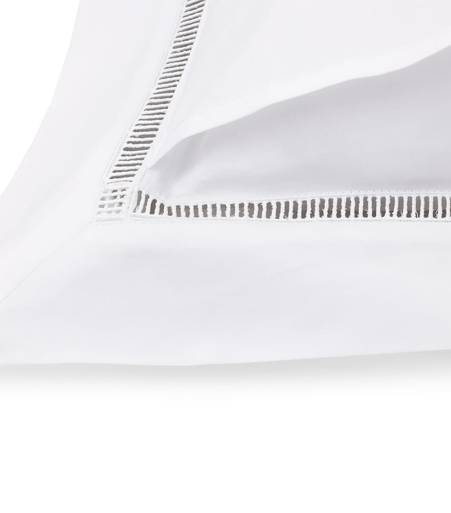 Yves Delorme Colisée Blanc Square Oxford pillowcase 65cm x 65cm (British brand)