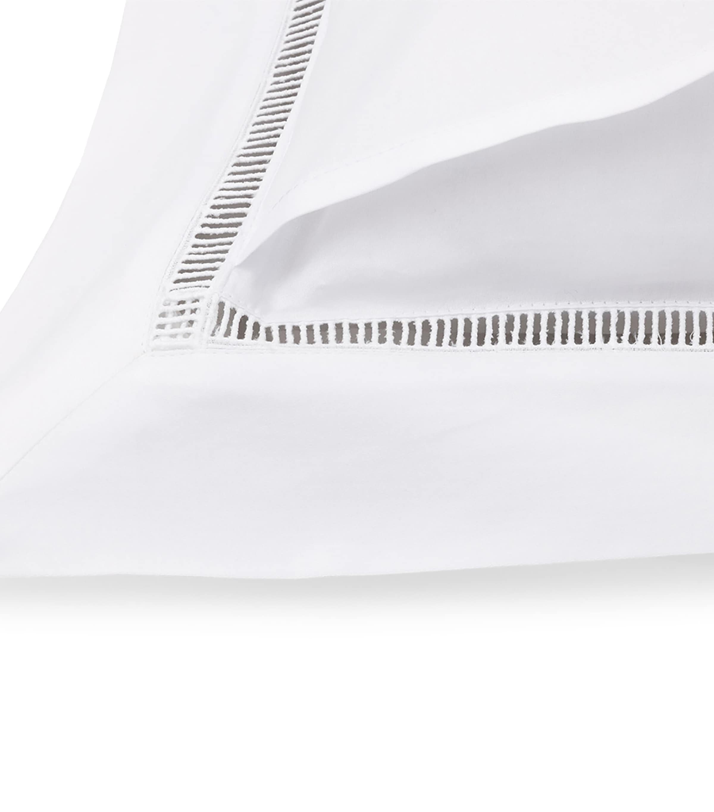 Yves Delorme Colisée Blanc Square Oxford pillowcase 65cm x 65cm (British brand)