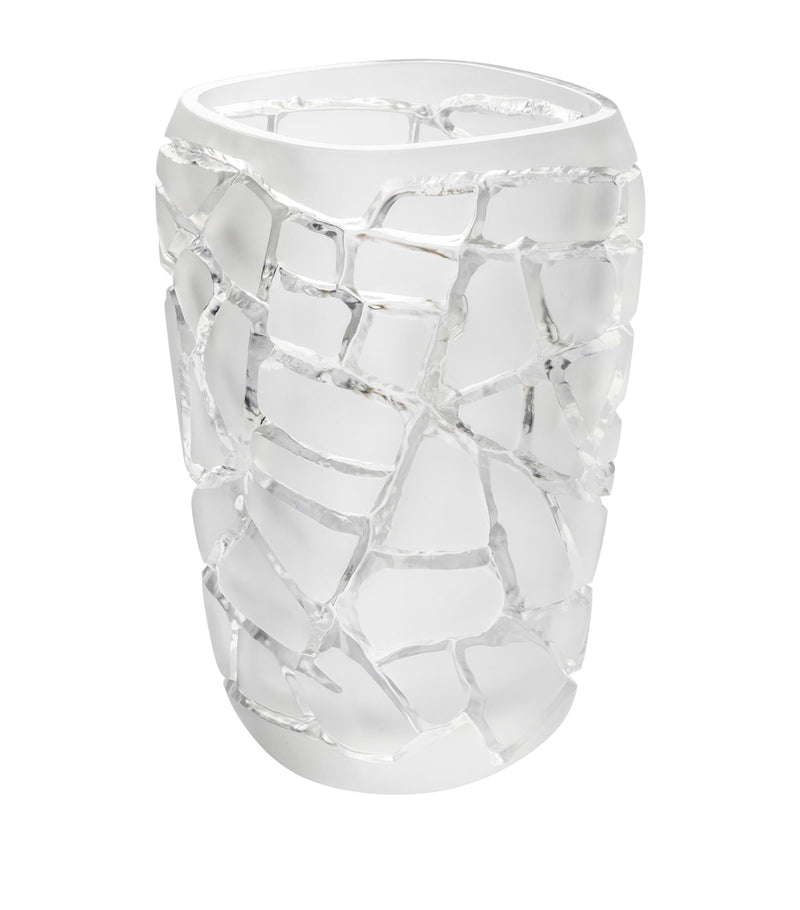 Lalique Crystal Magnitude Vase (38cm)