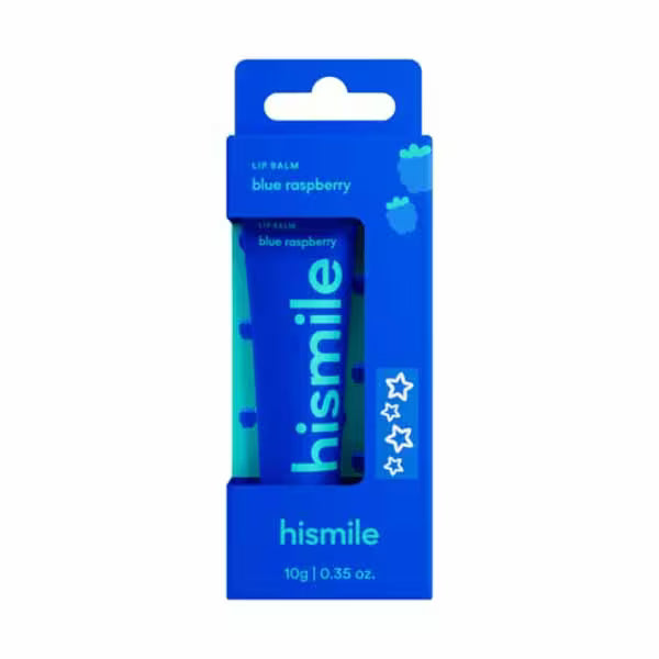 HiSmile blue raspberry flavoured lip balm 10g, UK version