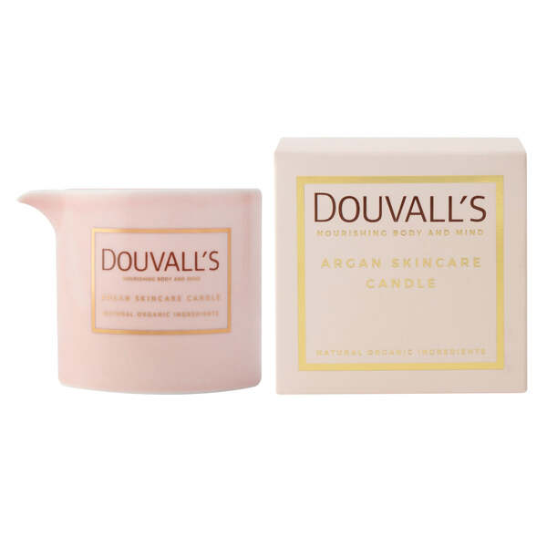 Douvall's Argan Skincare Candle Orange & Frankincense 180g - British product