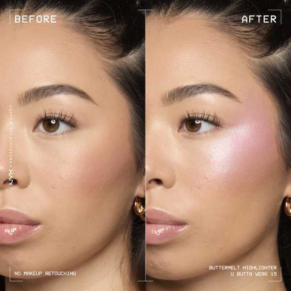 NYX Professional Makeup Buttermelt Highlighter imported from the UK