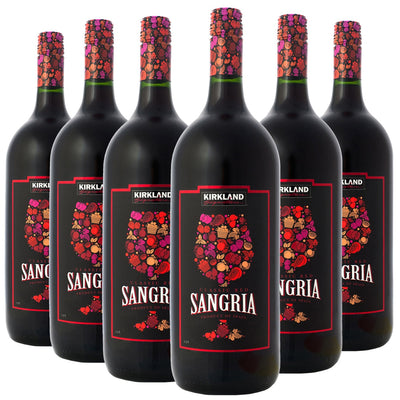 Kirkland Signature Sangria Red Wine 6 x 1.5L