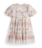 Petite Amalie cotton floral dress for children 4-16 years, imported from the UK