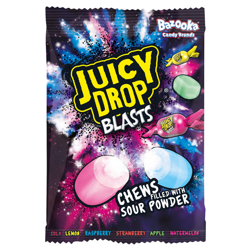 Bazooka Candy Brands Juicy Drop Blasts 140g - McGrocer