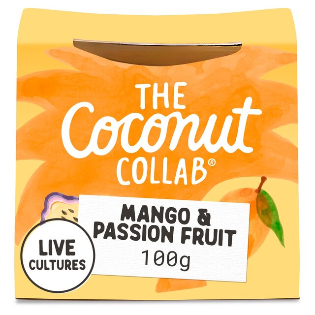 The Coconut Collab Mango & Passionfruit Coconut Yoghurt   100g - McGrocer