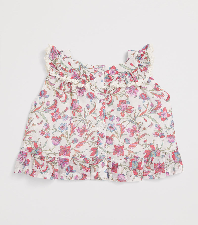 Louise Misha Floral Inessa baby top 6-24 months, UK version