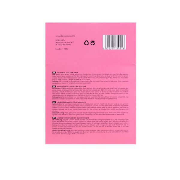 Beautical Reusable Silicone Facial Mask - British skincare product