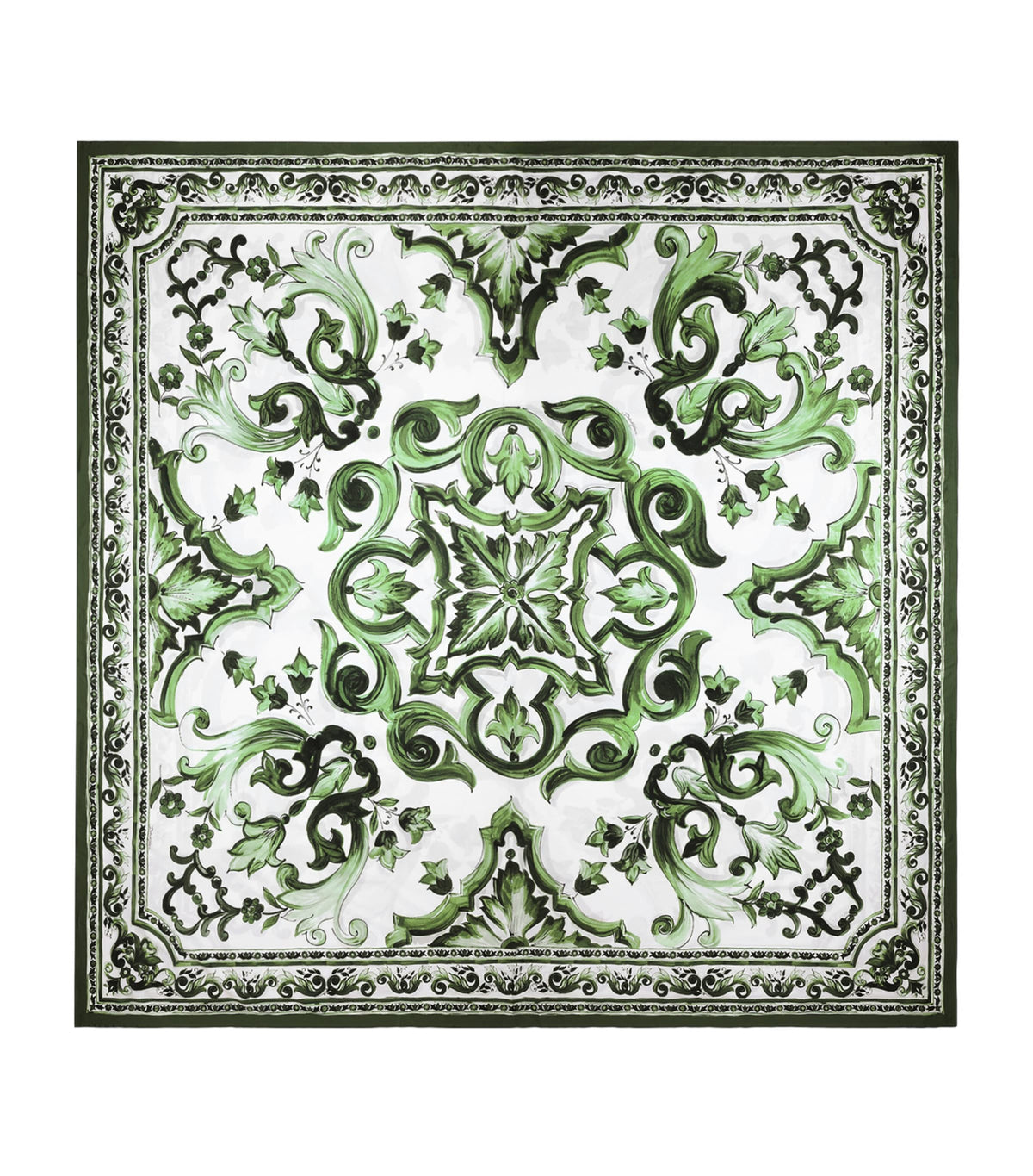 Dolce&Gabbana Casa Cotton Majolica King Fitted Sheet (300cm x 300cm)