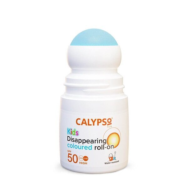 Calypso Sun Kids Disappearing Blue Sunscreen Roll-On 50ml - British product