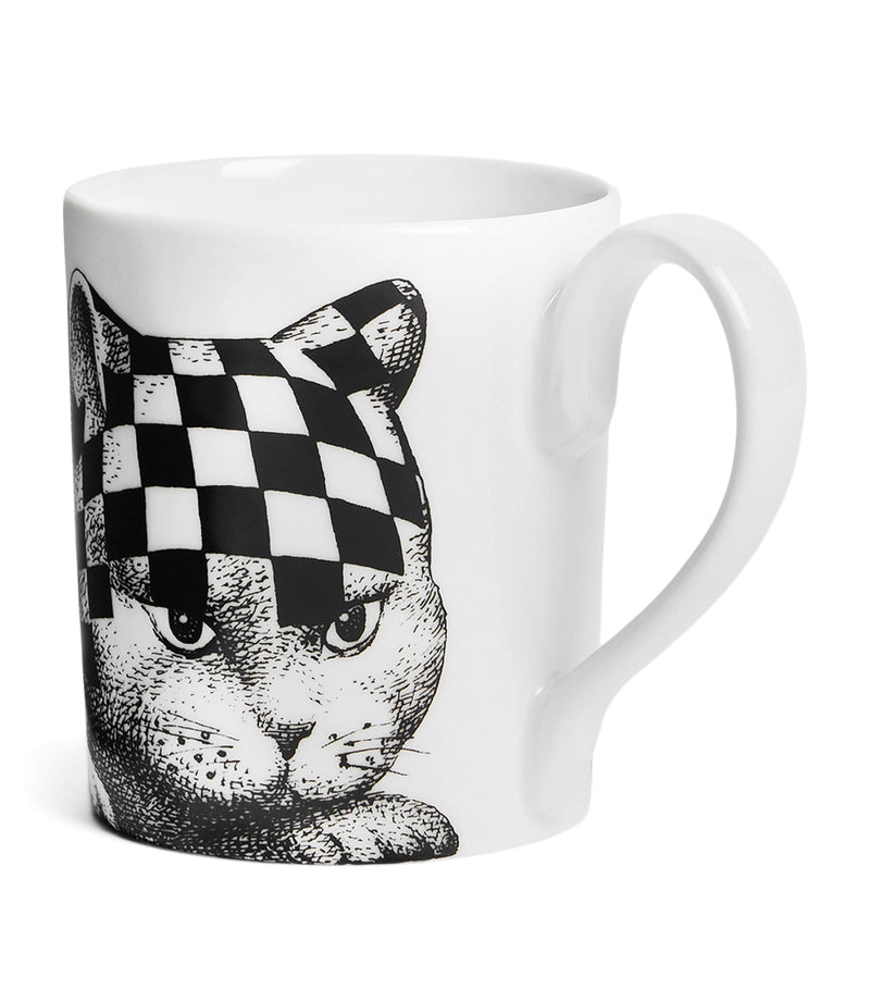 Fornasetti Porcelain High Fidelity Mug