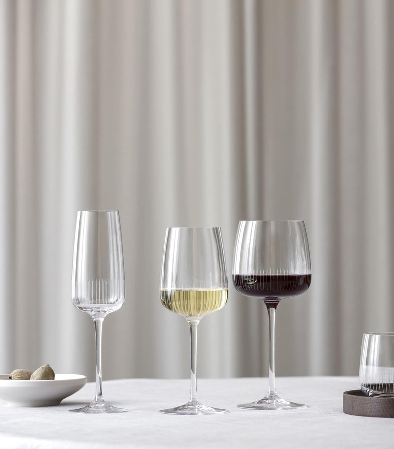 Villeroy & Boch Set of 4 Crystal Afina White Wine Glasses (125ml)