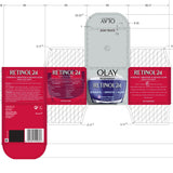 Olay Regenerist Retinol 24 Night Moisturiser Cream, 2 x 50ml - McGrocer