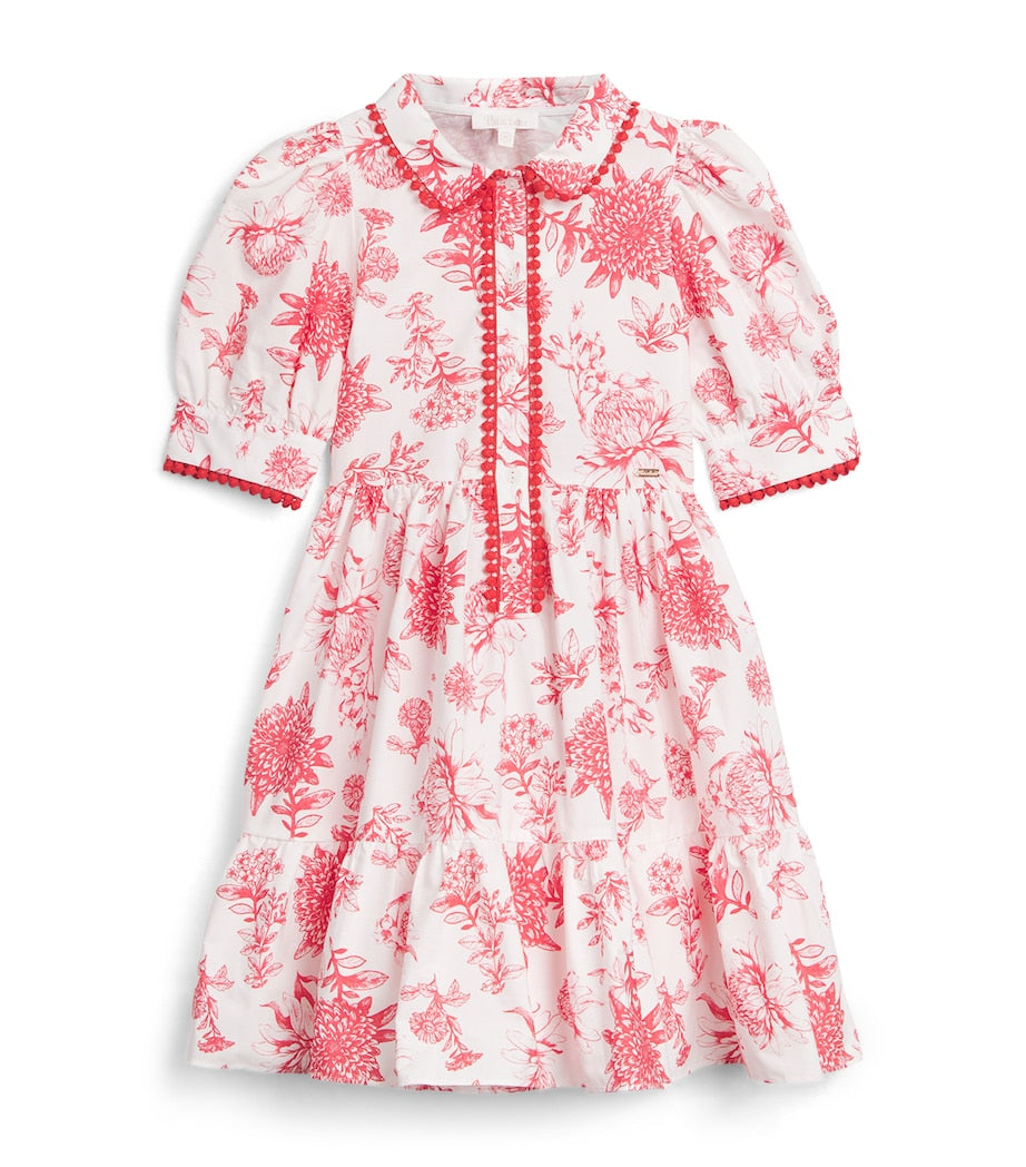 Patachou Red Blossom dress 3-12 years, imported from the UK