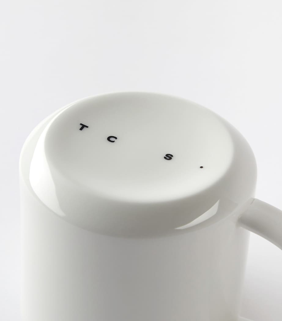 The Conran Shop Arc bone china mug, approx. 9cm x 9cm (British brand)