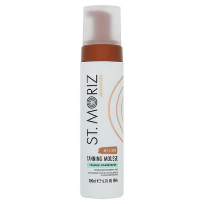 St Moriz Advanced Colour Correcting Tanning Mousse Medium Self Tan