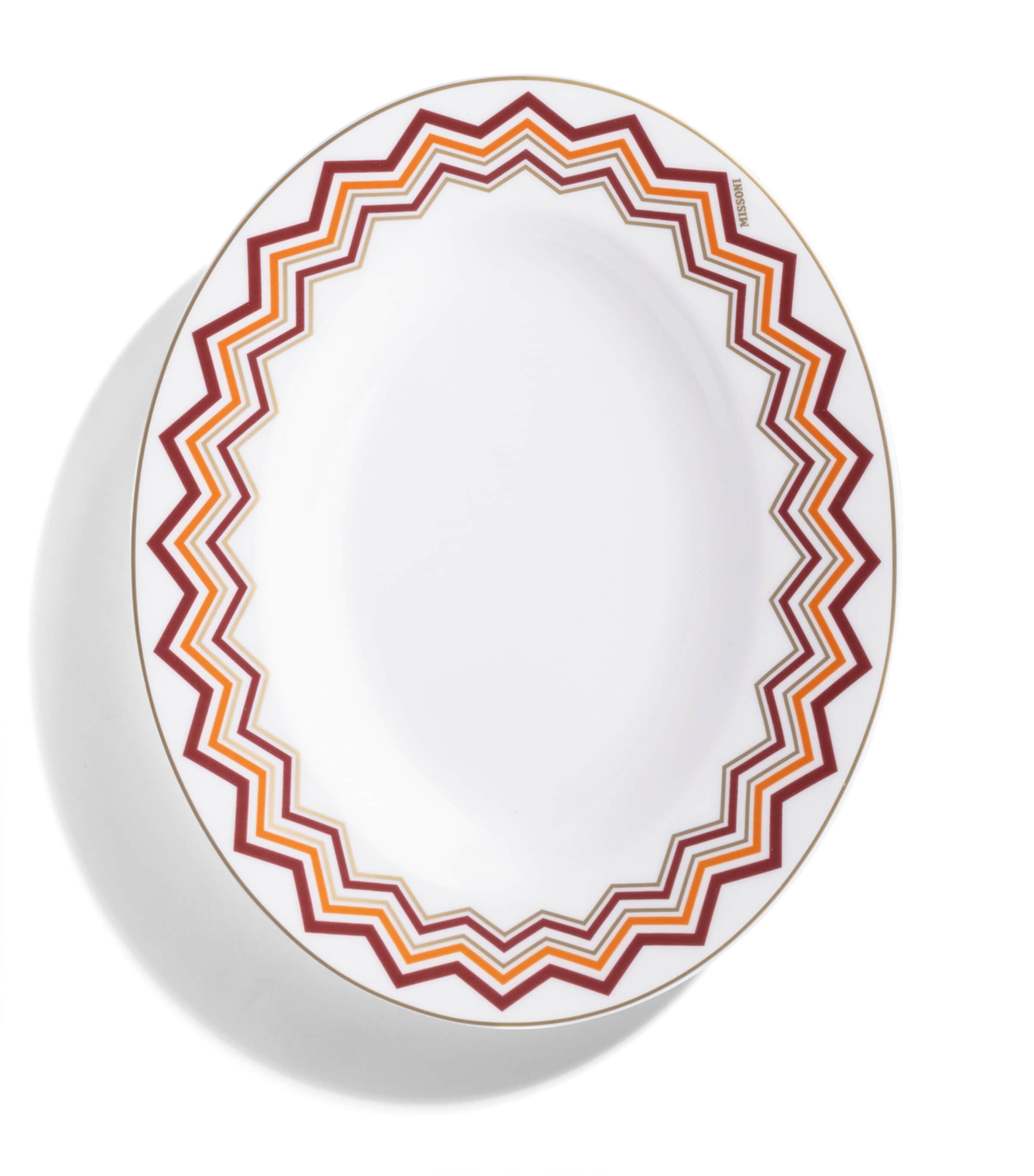 Missoni Home porcelain pickle dish 23cm, imported from the UK