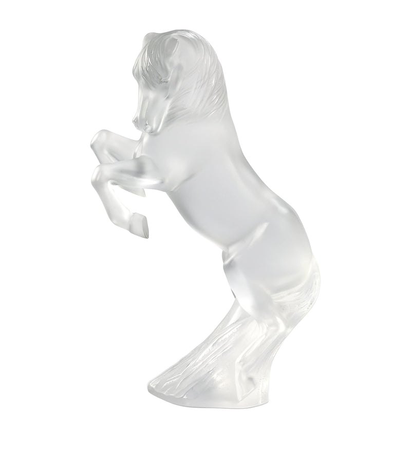 Lalique Large Prancing Horse Sculpture (37cm)