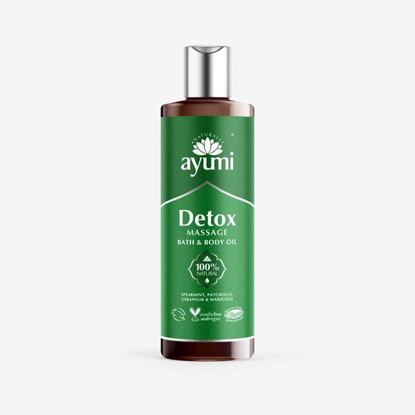 Ayumi Lymphatic Detox Bath and Body Oil 250ml - British product