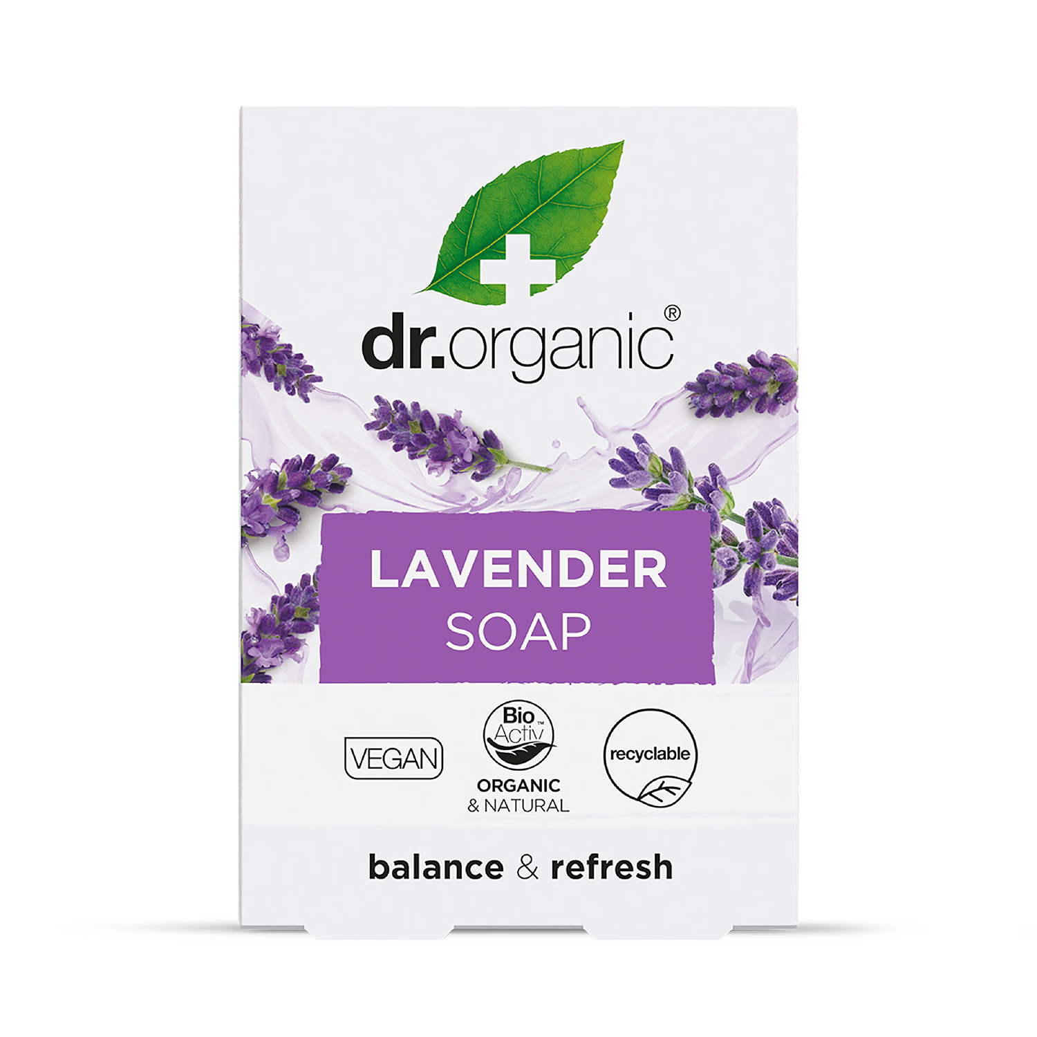 Dr Organic Natural Lavender Soap Bar - British product