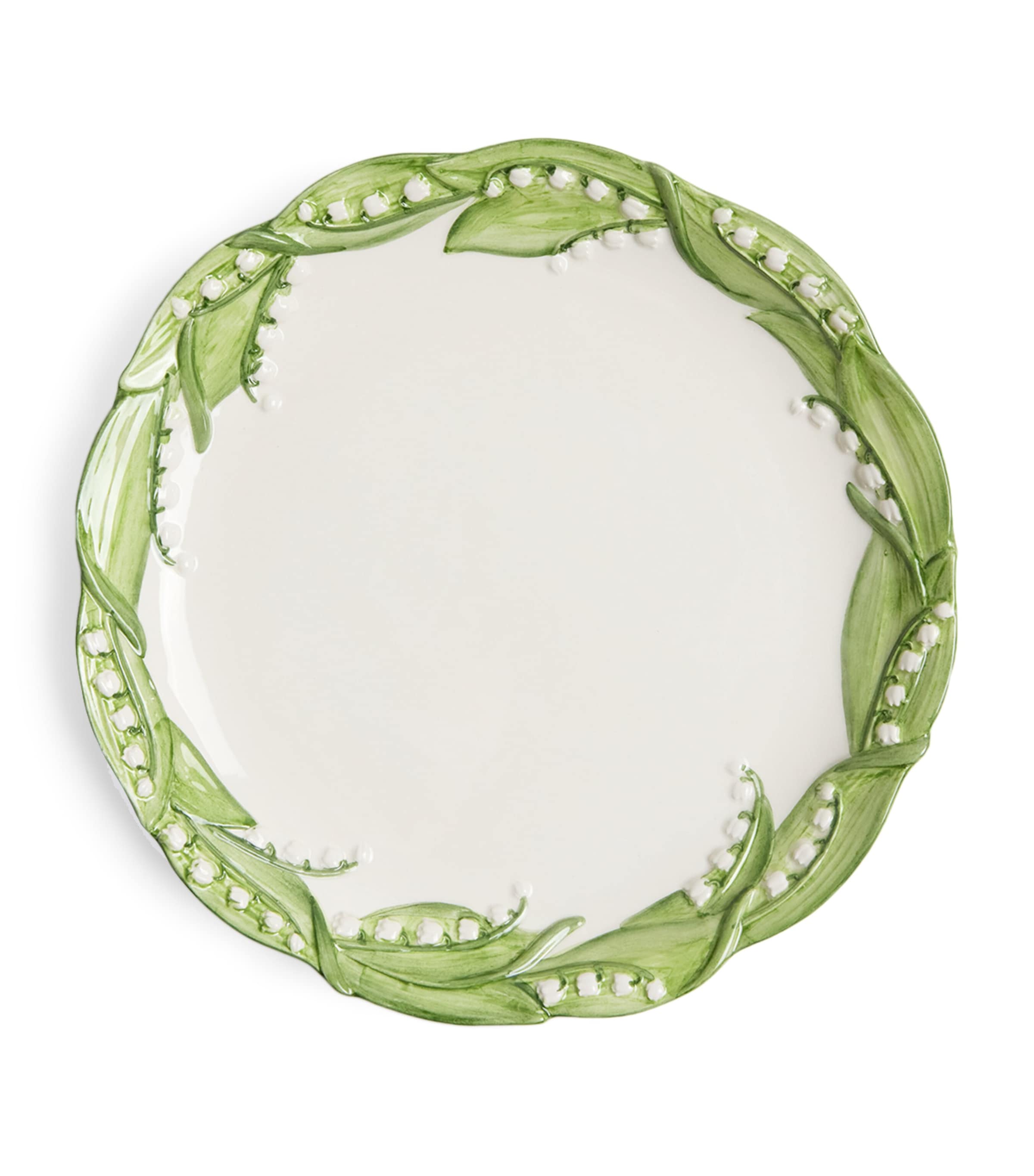 Les Ottomans dinner plate Lilly of the Valley 27cm, UK version