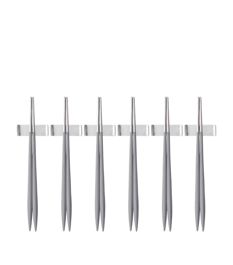 Bugatti Ares stainless steel chopsticks set of 6 - British product