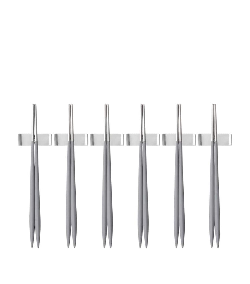 Bugatti Ares stainless steel chopsticks set of 6 - British product