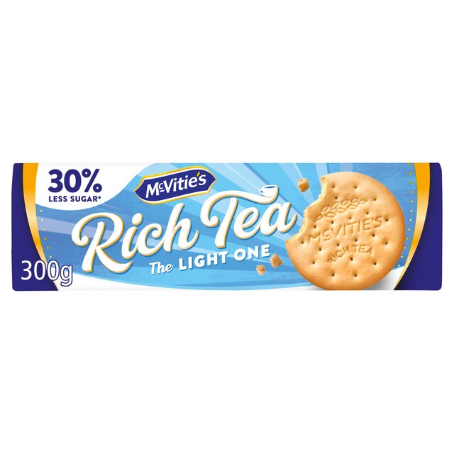 McVitie's Rich Tea The Light One Biscuits   300g - McGrocer