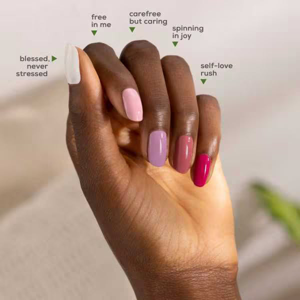 Essie nail polish pink blue undertones, UK version