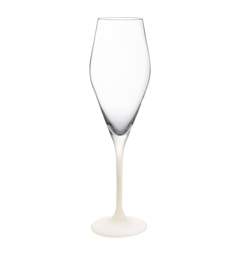 Villeroy & Boch champagne glasses Manufacture Rock Blanc 290ml (British brand)