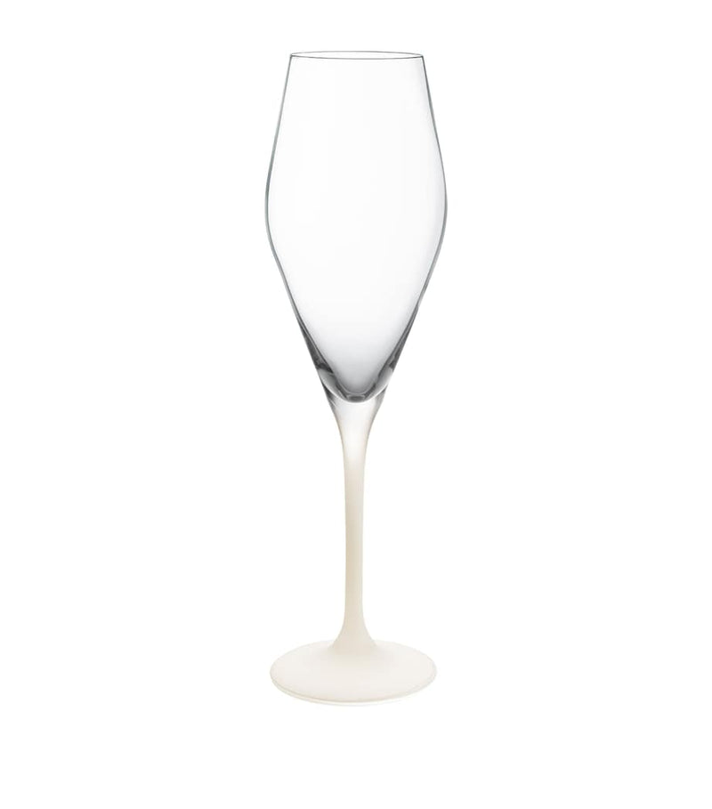 Villeroy & Boch champagne glasses Manufacture Rock Blanc 290ml (British brand)