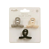 Danielle Creations small claw clips set of 3 - British product