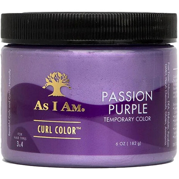As I Am purple temporary hair colour 182g - British product