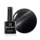 Bluesky Cat Eye Coat silver gel polish bottle - British product