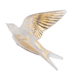 Lalique Crystal Hirondelles Wall Ornament