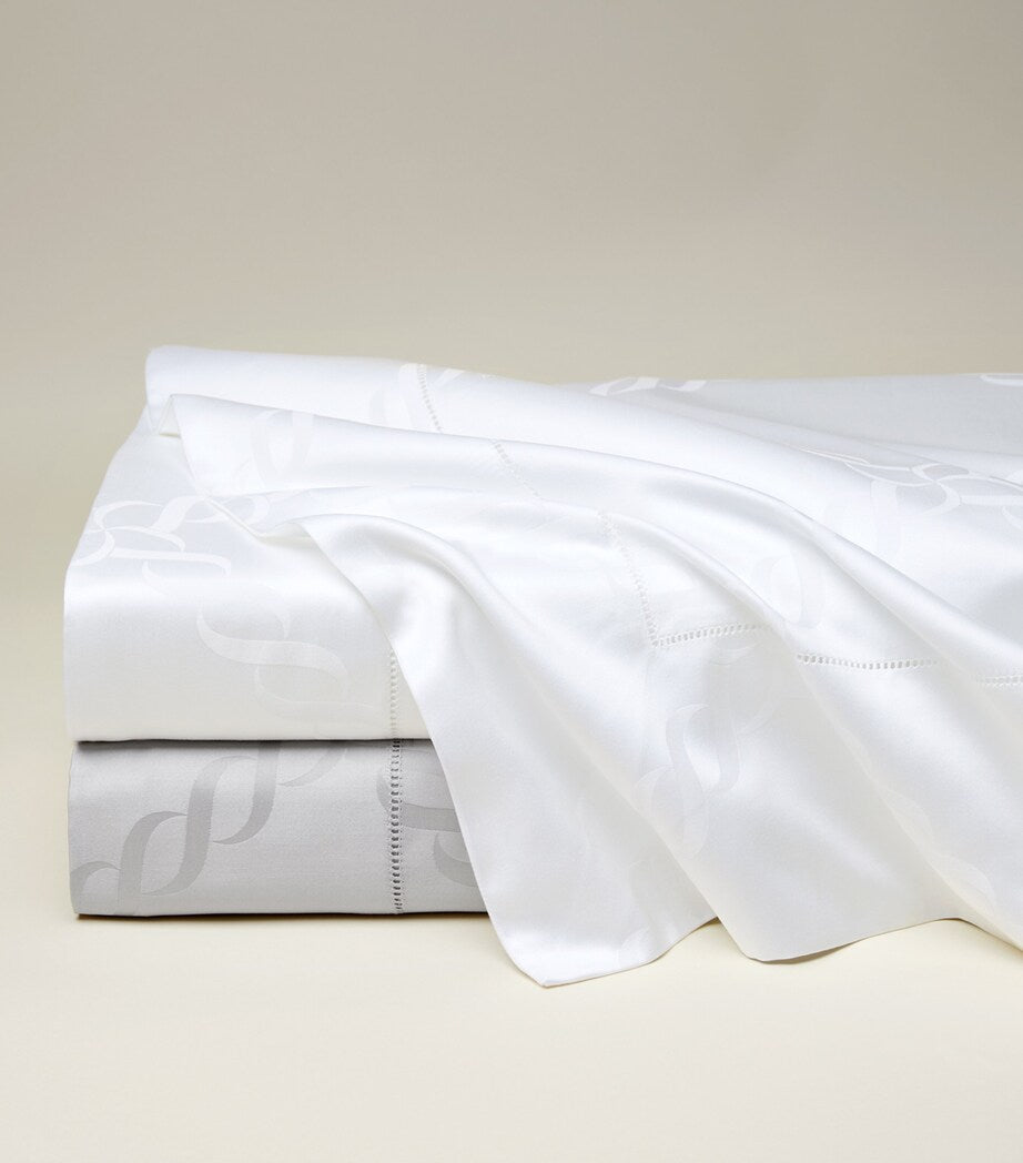 Pratesi Ori Treccia Super King Flat Sheet (300cm x 270cm)