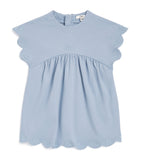 Chloé Kids cotton embroidered logo dress 6-36 months - British product