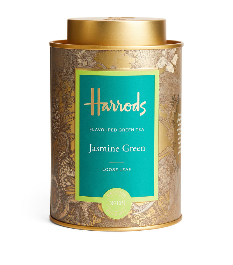 Harrods jasmine green loose leaf tea 125g, UK version