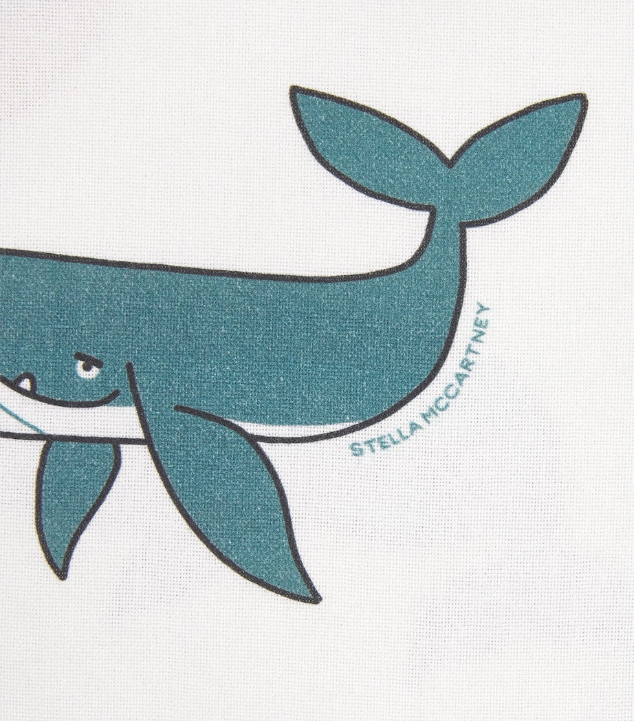 Stella McCartney Kids cotton whale shirt for children 3-14 years - British product