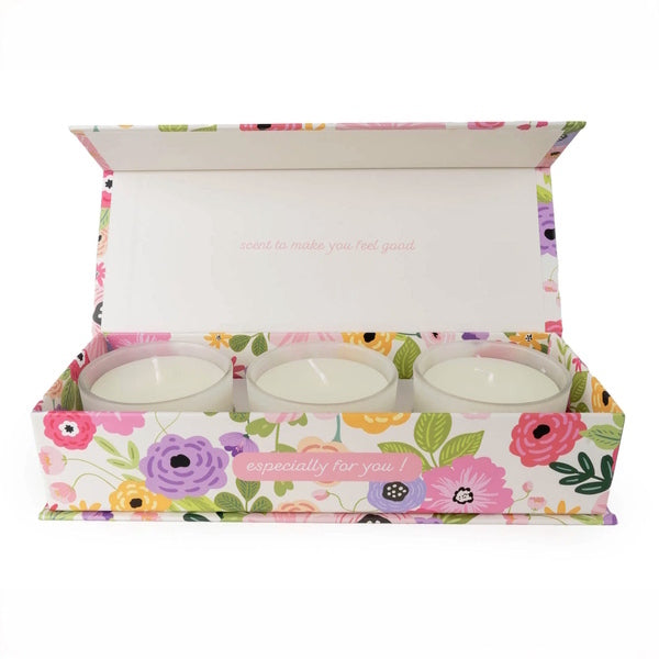 Candlelight congratulations scented candles 3 pack - British product