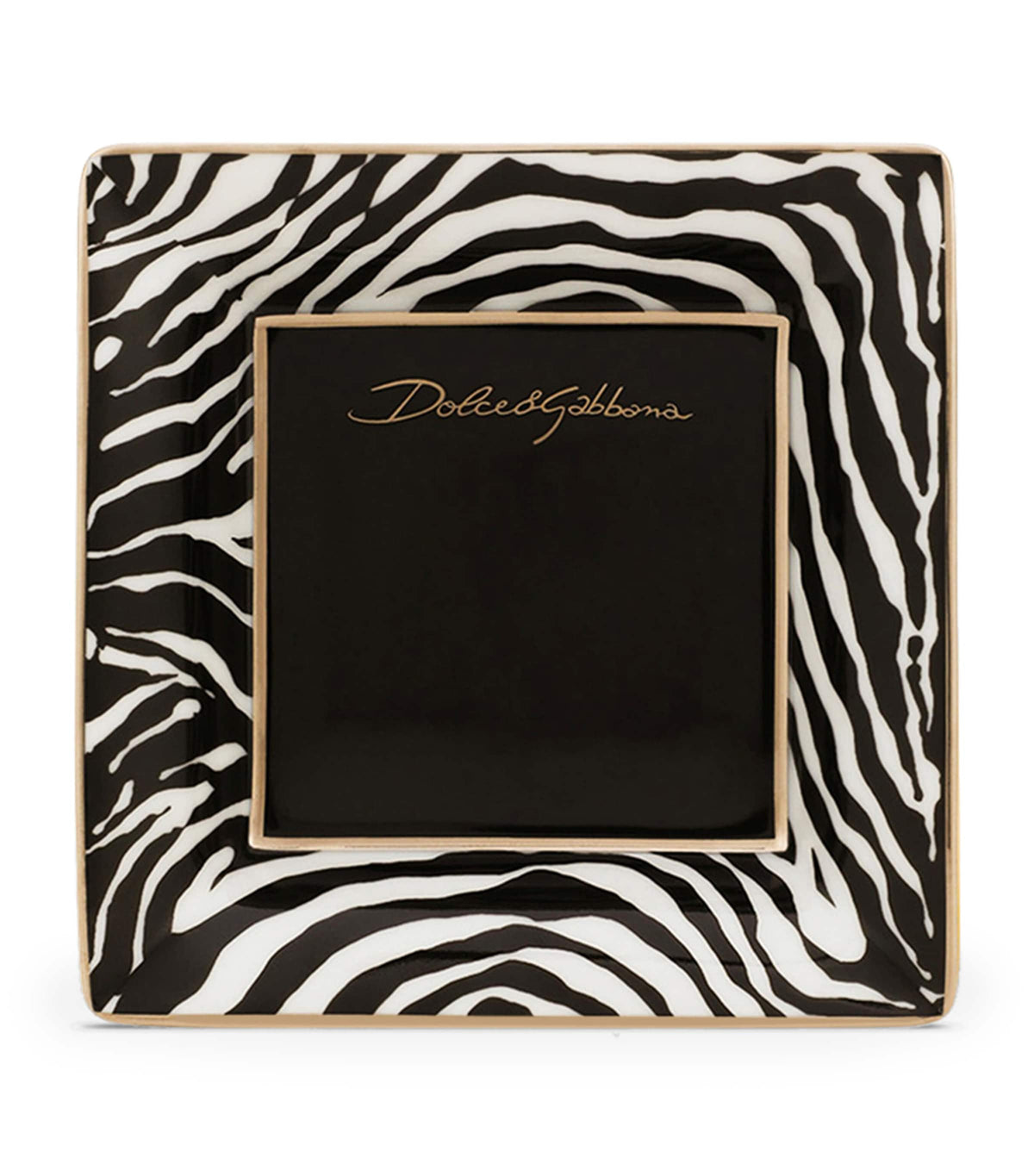 Dolce&Gabbana Casa zebra decorative square plate 10cm - British product