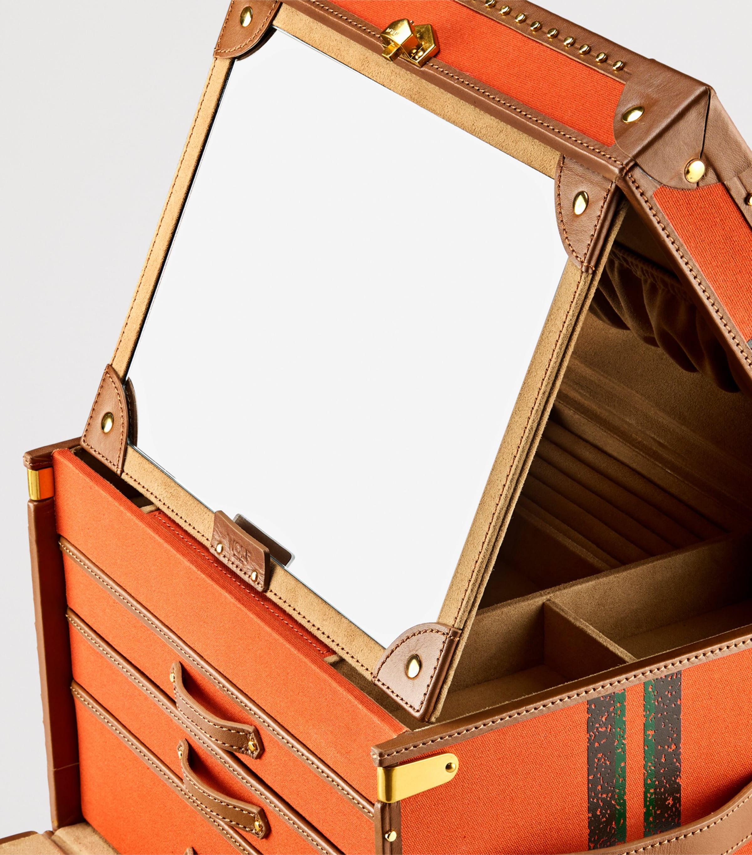 WOLF Canvas Ida Trunk Jewellery Box